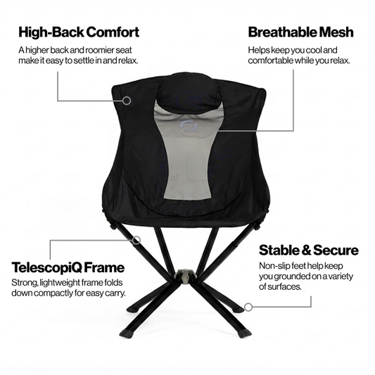 CLIQ EpiQ lounge chair headrest and recline details