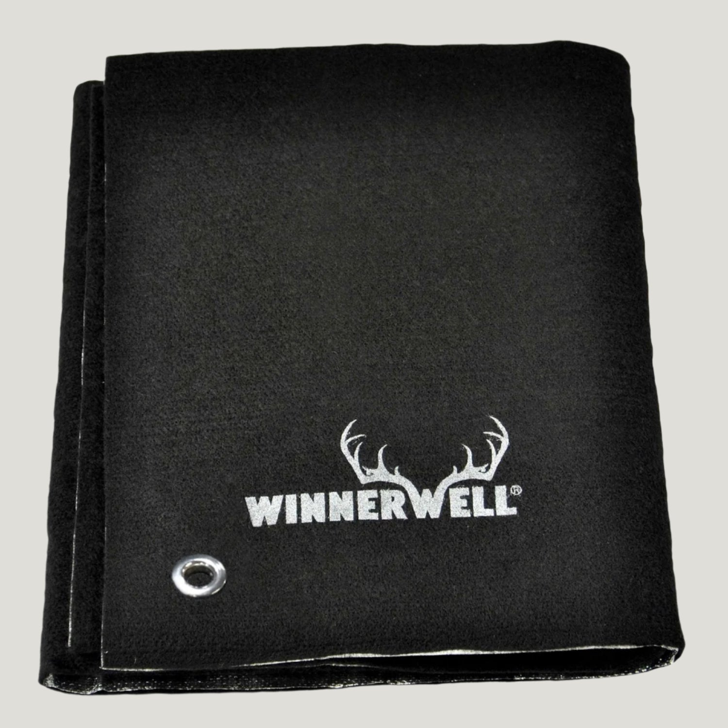 Folded winnerwell insulation mat for wood burning stoves
