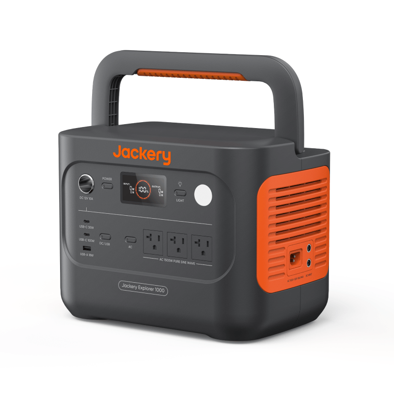 Jackery portable power station on a white background