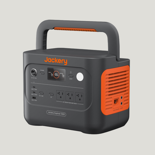 Jackery portable power station on a white background