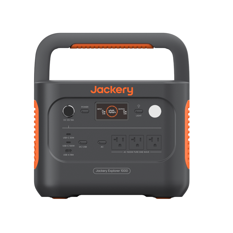 Jackery portable power station on a white background