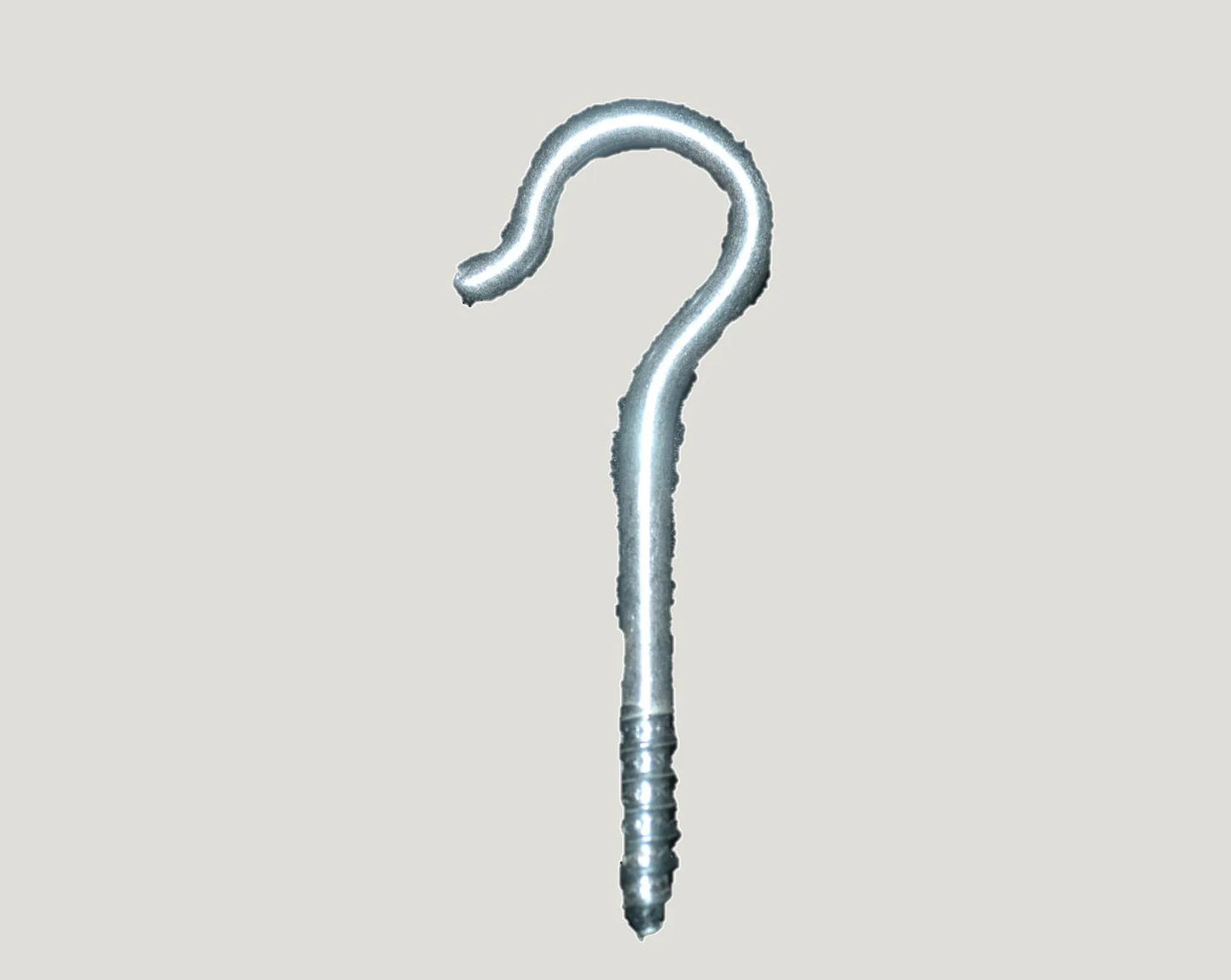 Specialized hook stake ideal for setup on a deck or wood surface