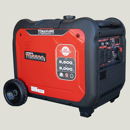 Tomahawk 5500W Super Quiet Inverter Generator for Glamping | TG5500i
