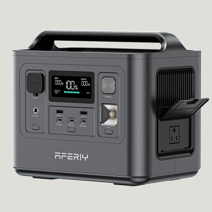 Portable power station with Aferiy branding on a white background