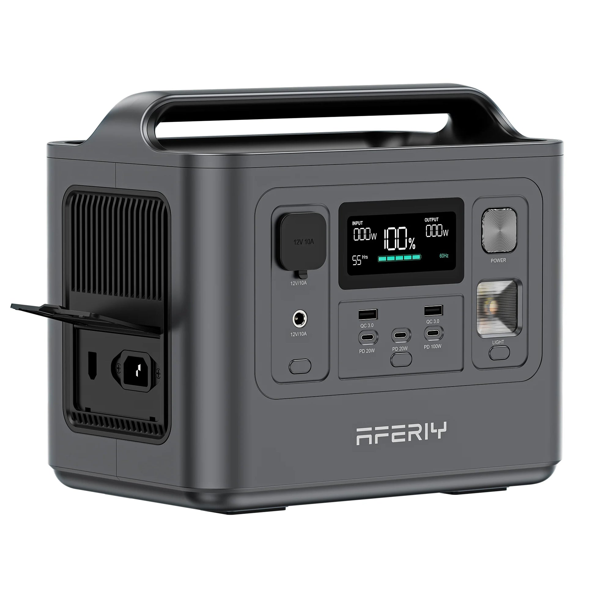 Aferiy portable power station on a white background