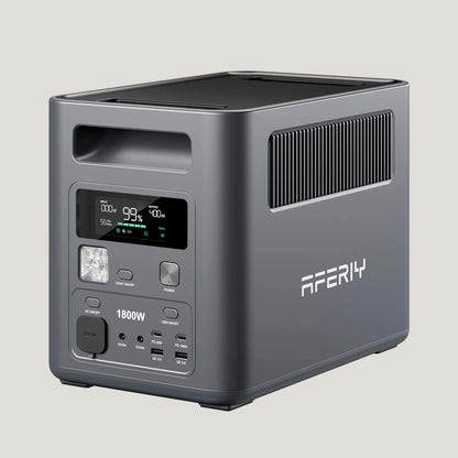 Aferiy power station on a white background