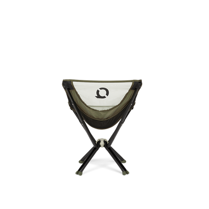 CLIQ ClassiQ camping chair in Burnt Olive, back view