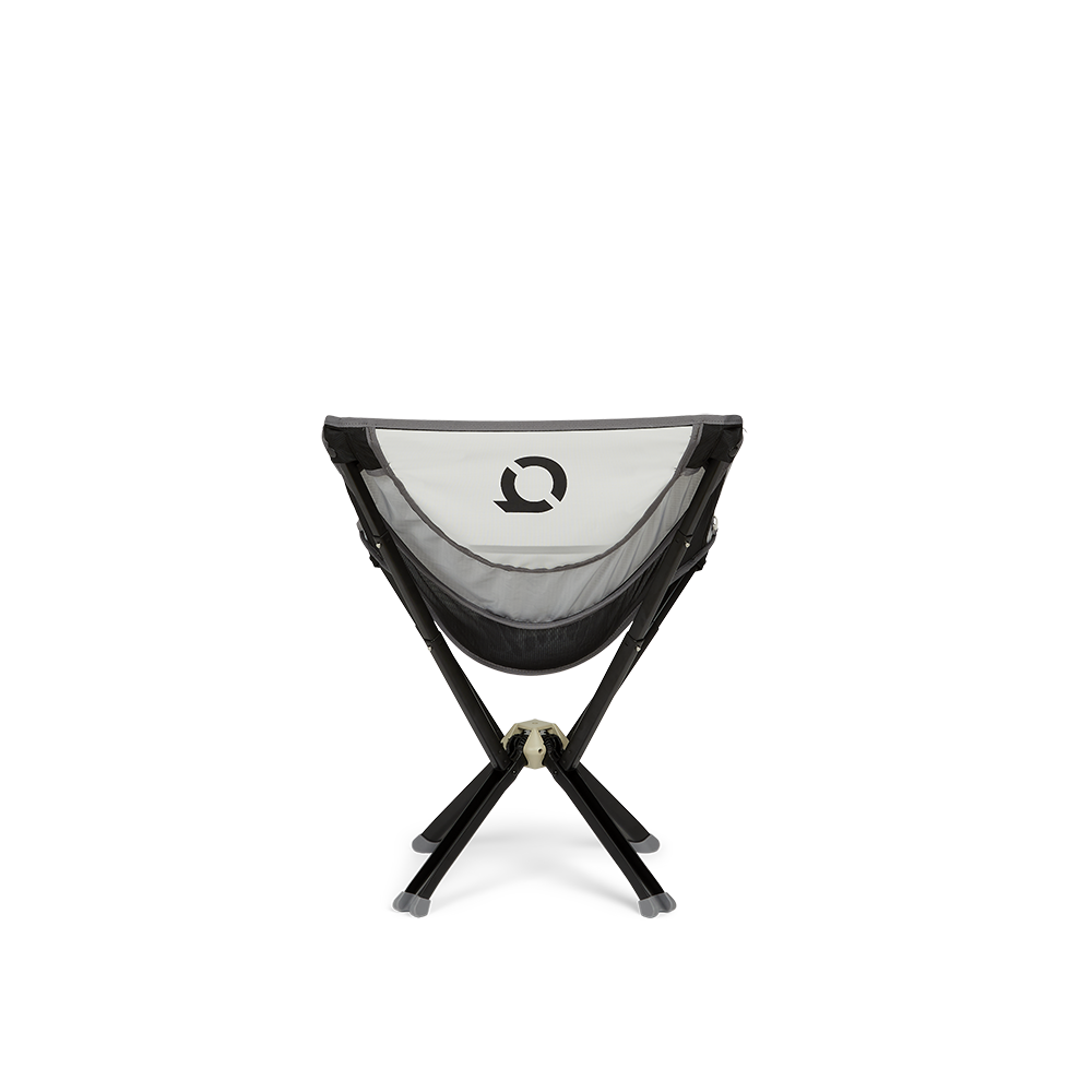 CLIQ ClassiQ camping chair in Ultimate Gray, back view