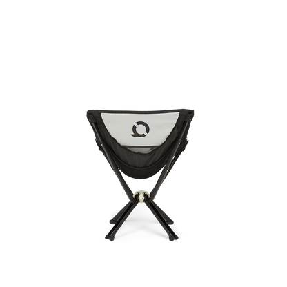 CLIQ ClassiQ camping chair in Onyx Black, back view