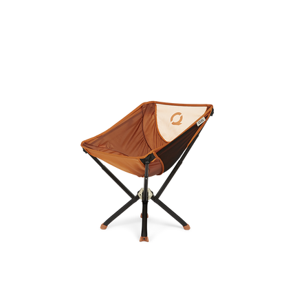 CLIQ ClassiQ portable camping chair in Canyon Orange