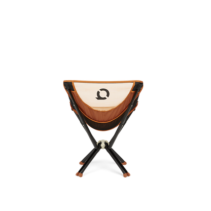 CLIQ ClassiQ camping chair in Canyon Orange, back view