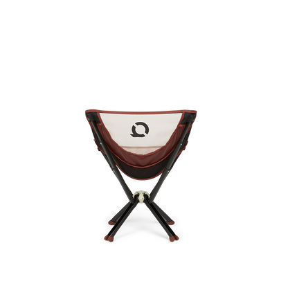 CLIQ ClassiQ camping chair in Fired Brick, back view