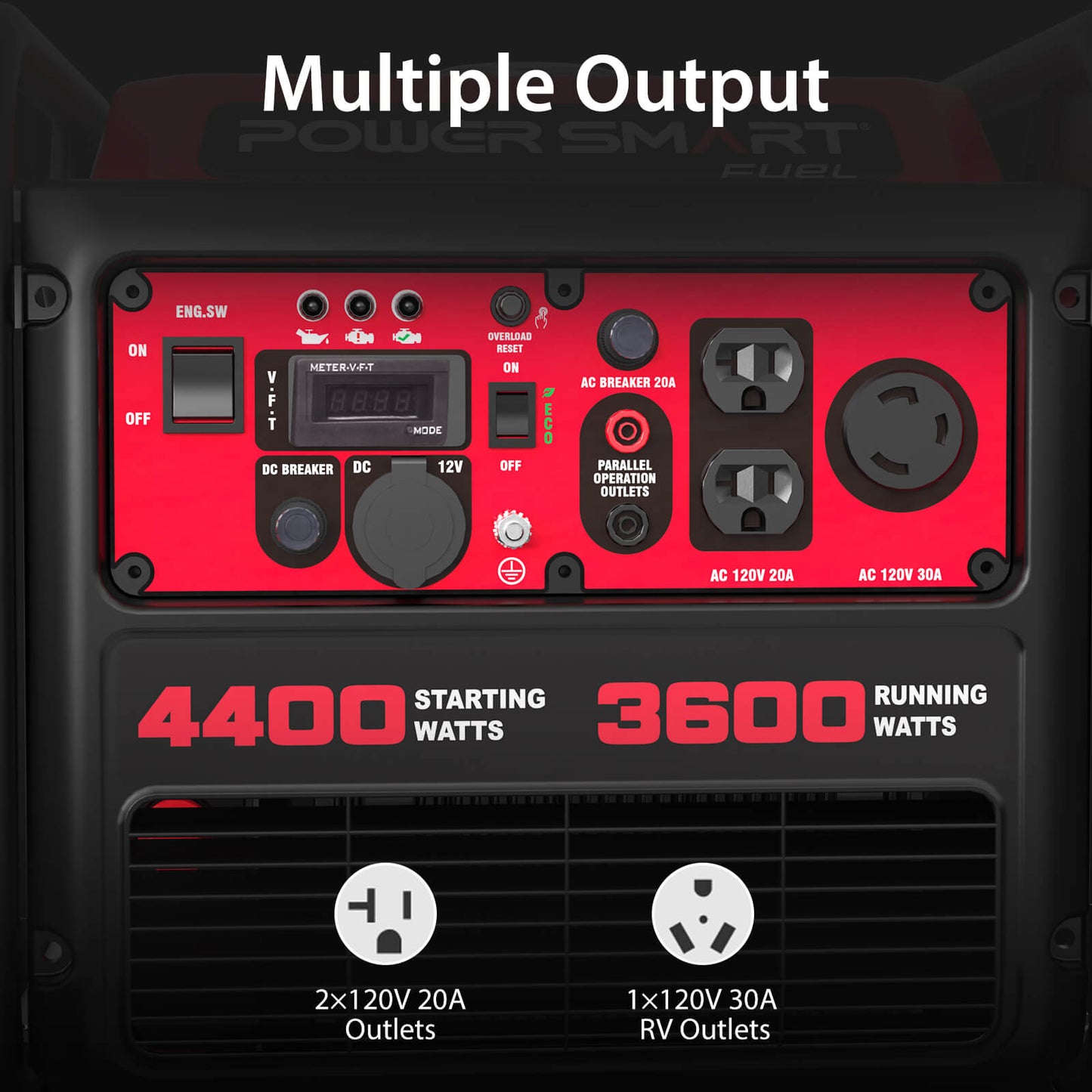 4400W Open Frame Gas Inverter Generator DL5040
