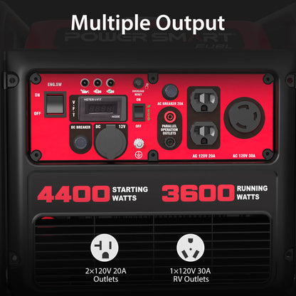 4400W Open Frame Gas Inverter Generator DL5040