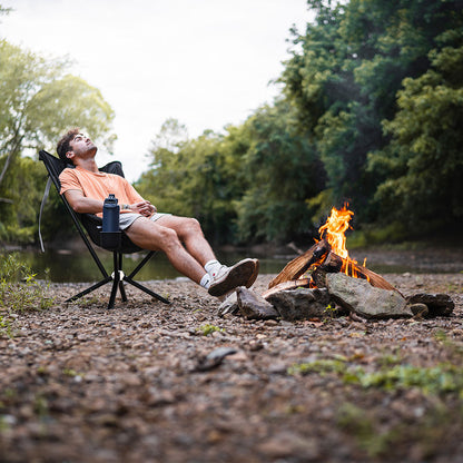Black CLIQ EpiQ lounge chair lifestyle photo