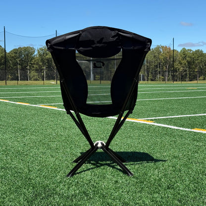 CLIQ EpiQ lounge chair on the sideline, back view