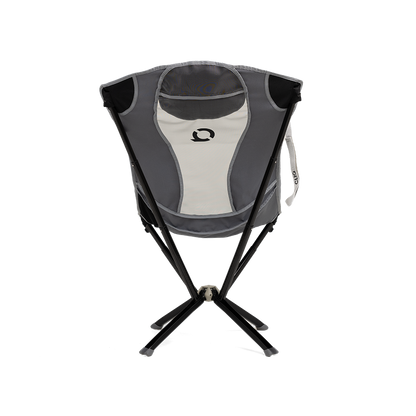 CLIQ EpiQ lounge chair in Quiet Shade, back view