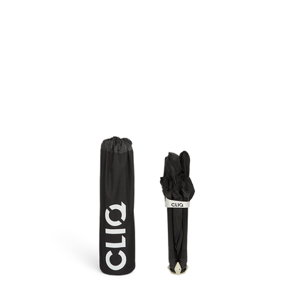 CLIQ EpiQ lounge chair folded in its carry bag