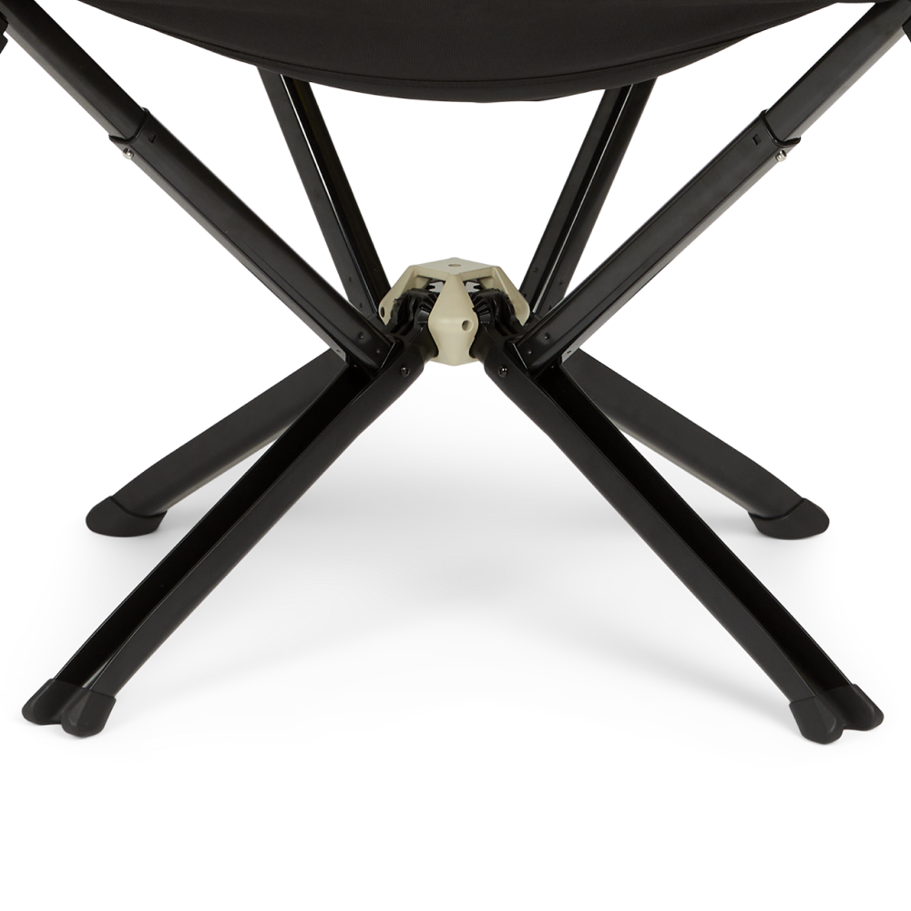 CLIQ MystiQ lounge chair in Gibraltar Blue set up outdoors