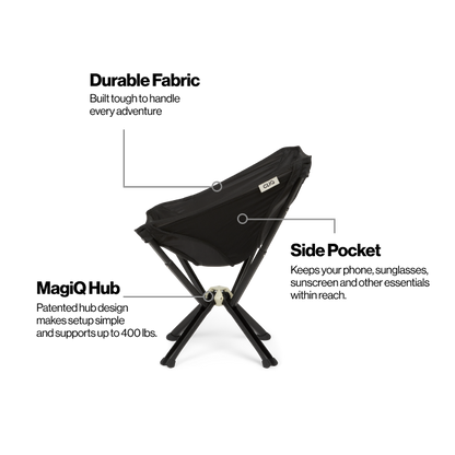 CLIQ ClassiQ camping chair features and specifications