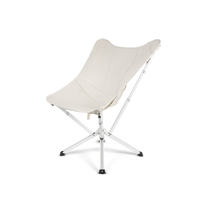CLIQ Riviera portable lounge chair in Cloud, front angle