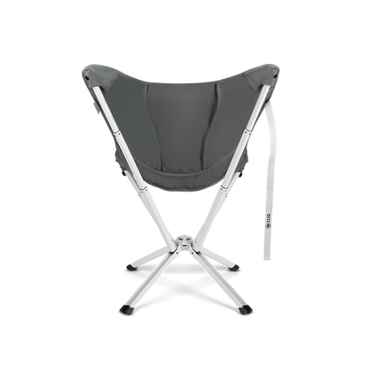 CLIQ Riviera lounge chair in Slate, back view