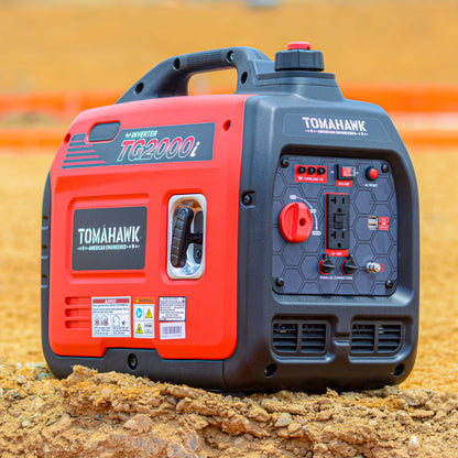 Tomahawk 2000W Super Quiet Inverter Generator for Glamping | TG2000i