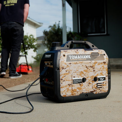 Tomahawk 3000W Camo Inverter Generator, Super Quiet | TG3000i-BRV