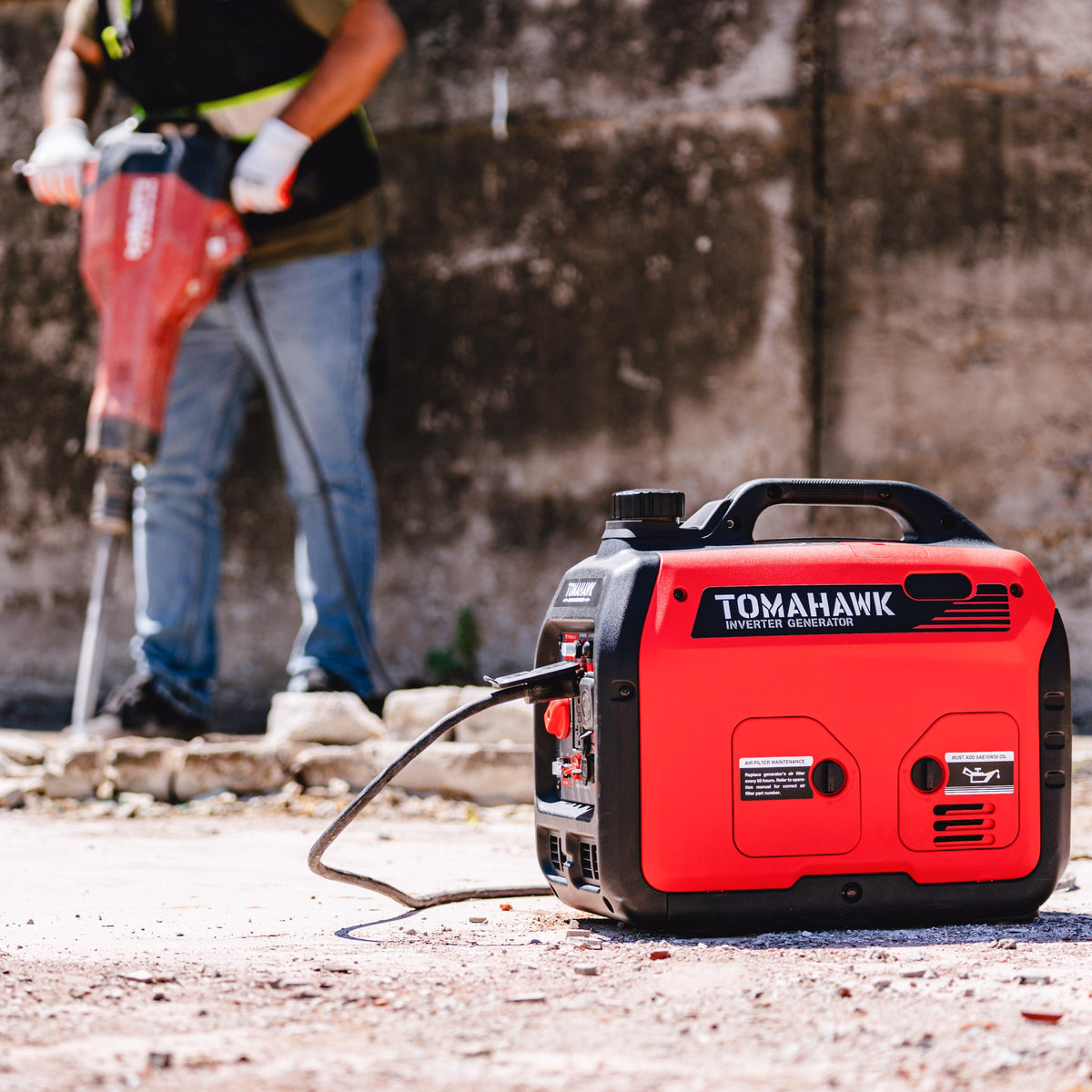 Tomahawk 3000W Super Quiet Inverter Generator for Glamping | TG3000i