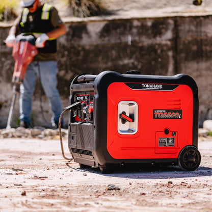 Tomahawk 5500W Super Quiet Inverter Generator for Glamping | TG5500i