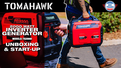 Tomahawk 2000W Super Quiet Inverter Generator for Glamping | TG2000i