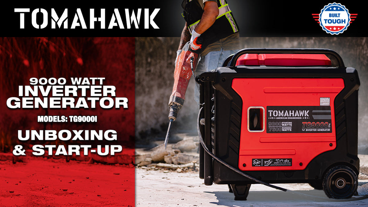 Tomahawk 10,500W Electric Start Inverter Generator | TG9000i